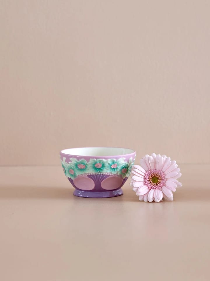 Rice Embossed Flower セラミックボウル Ø12 cm, Lavender RICE | ライス
