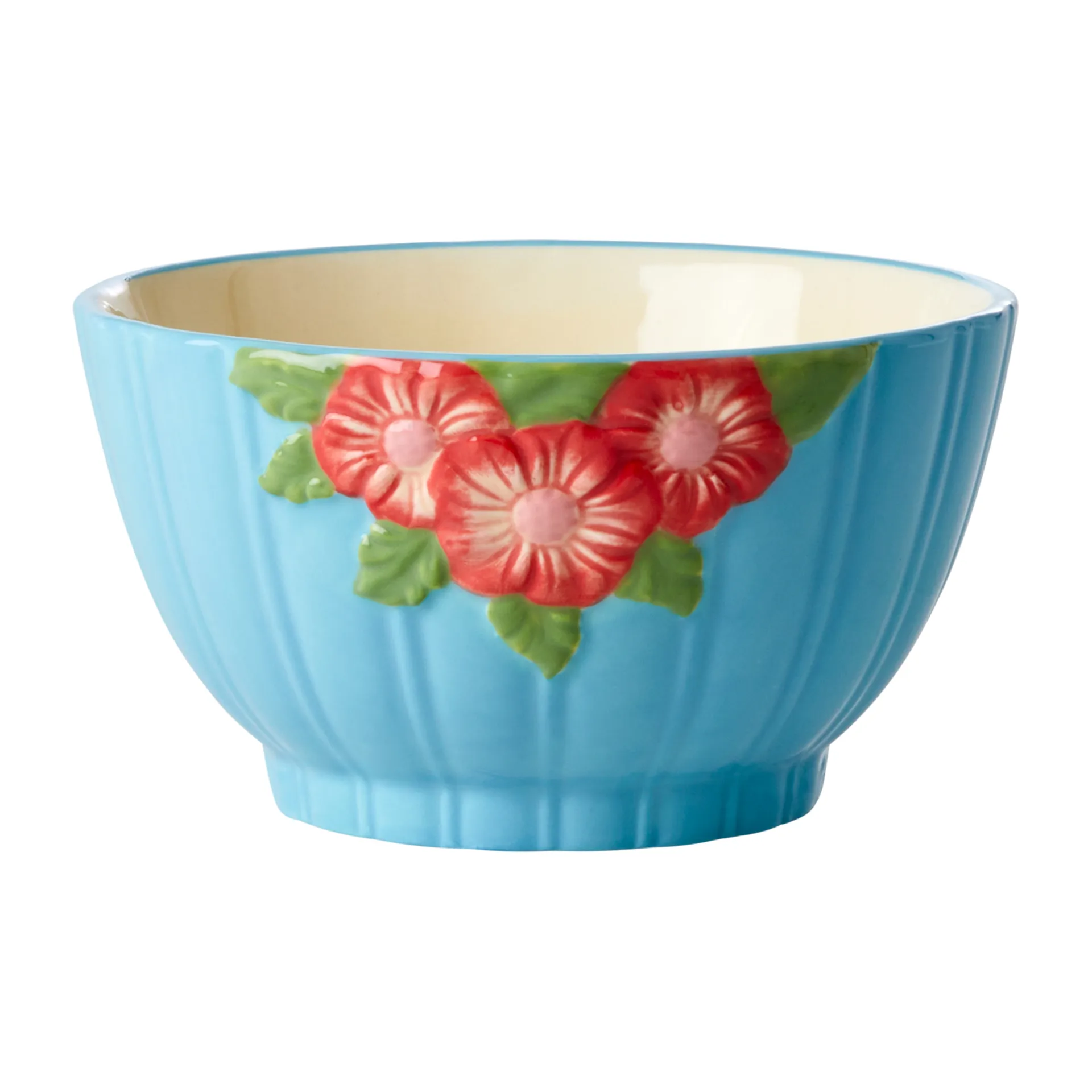 Rice Embossed Flower セラミックボウル Ø12 cm, Mint RICE | ライス