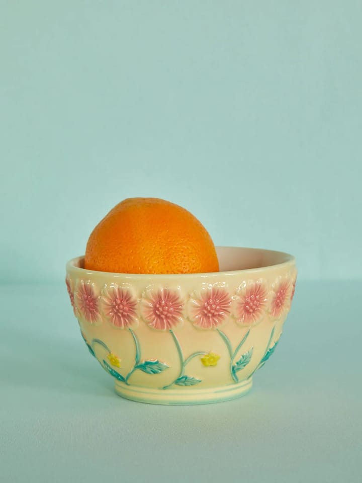 Rice Embossed Flower セラミック ボウル Ø14.5 cm, Creme RICE | ライス