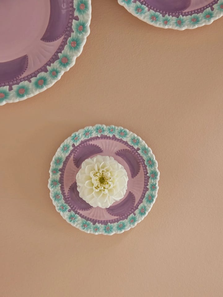 Rice Embossed Flower スモールプレート Ø15 cm, Lavender RICE | ライス