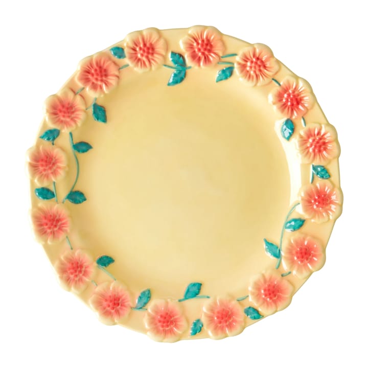 Rice Embossed Flower スモールプレート Ø20 cm - Creme - RICE | ライス