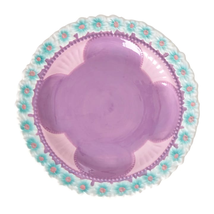 Rice Embossed Flower スモールプレート Ø20 cm - Lavender - RICE | ライス
