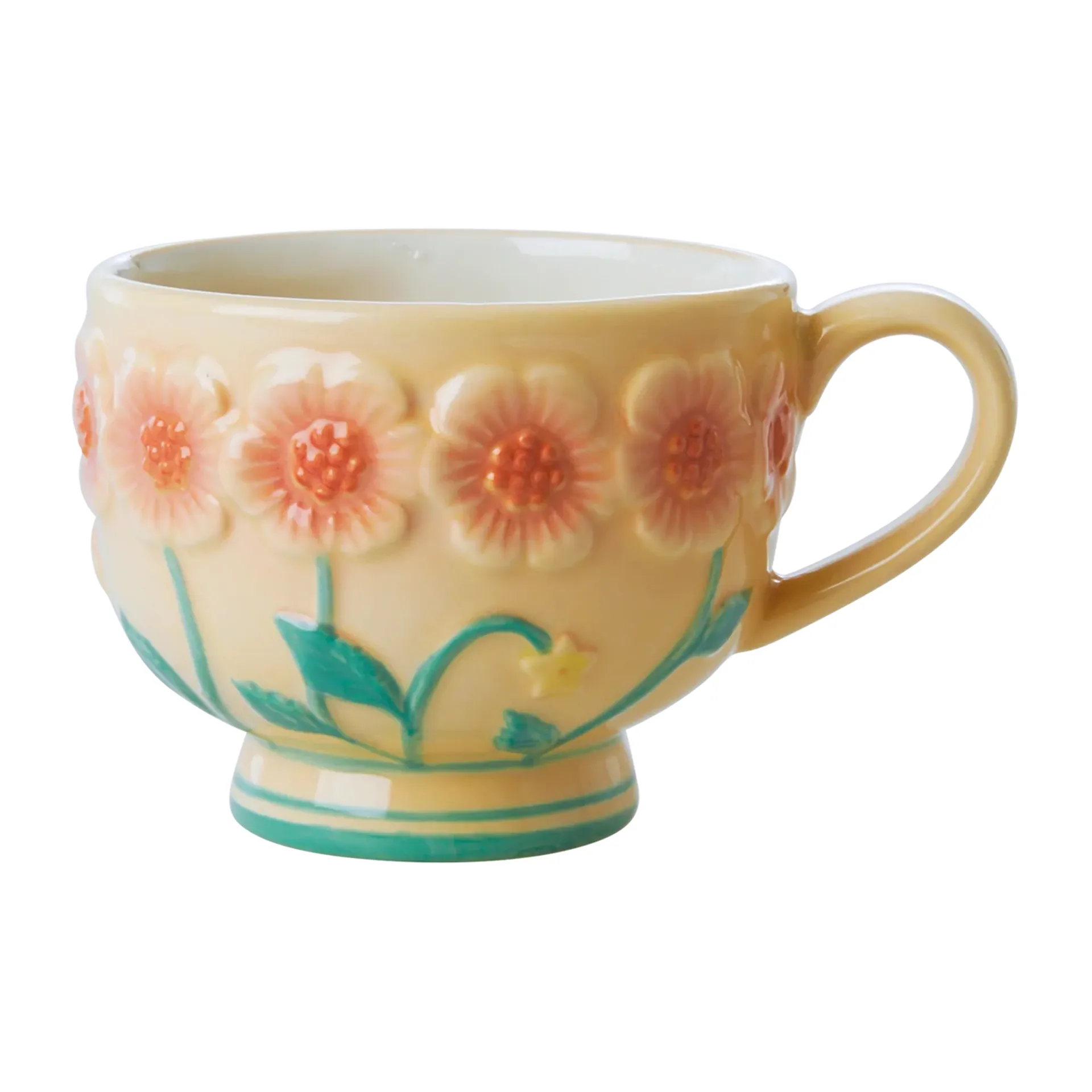 Rice Embossed Flower セラミック マグ 30 cl, Creme RICE | ライス