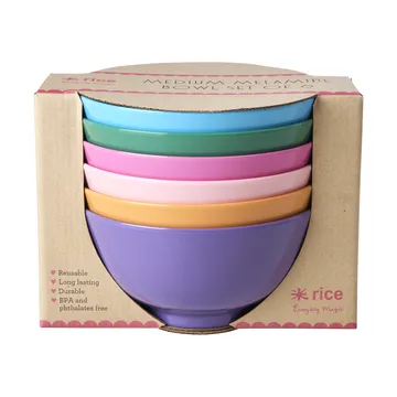 Rice メラミンボウル medium Ø15 cm 6個セット - Multi - RICE | ライス
