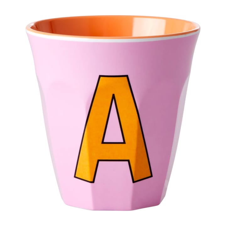 Rice メラミンカップ medium letter -  A 30 cl - Pink - RICE | ライス