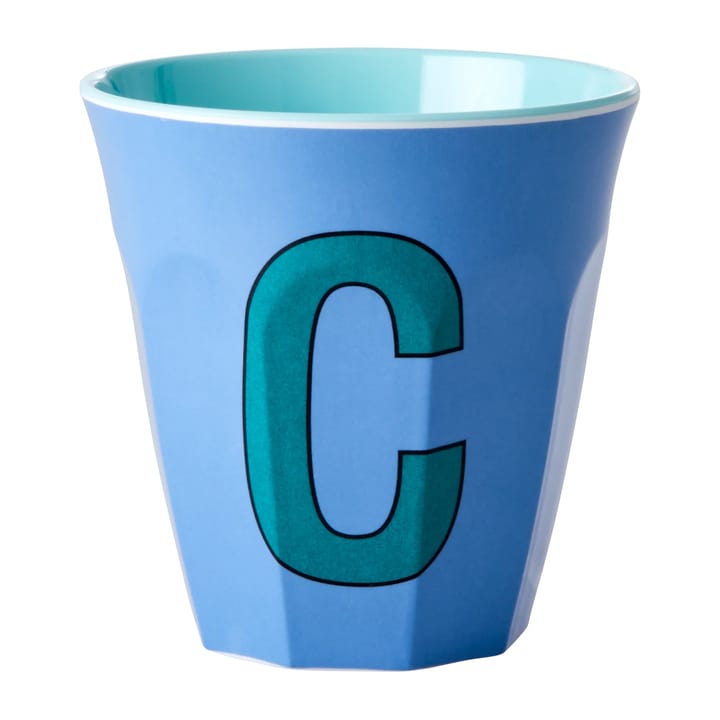 Rice メラミンカップ medium letter -  C 30 cl - New dusty blue - RICE | ライス