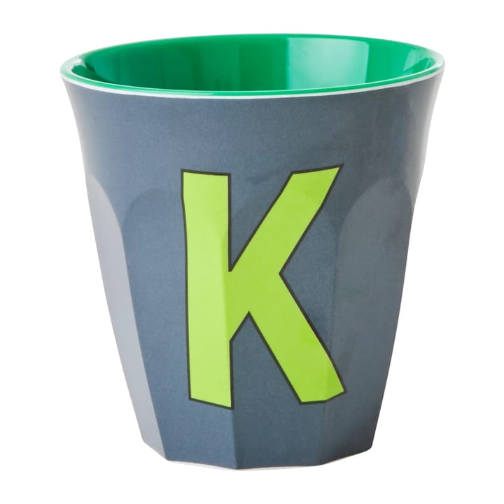 Rice メラミンカップ medium letter -  K 30 cl - Dark grey - RICE | ライス
