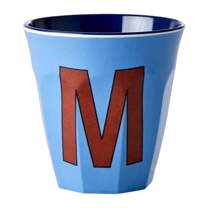 Rice メラミンカップ medium letter -  M 30 cl - New dusty blue - RICE | ライス