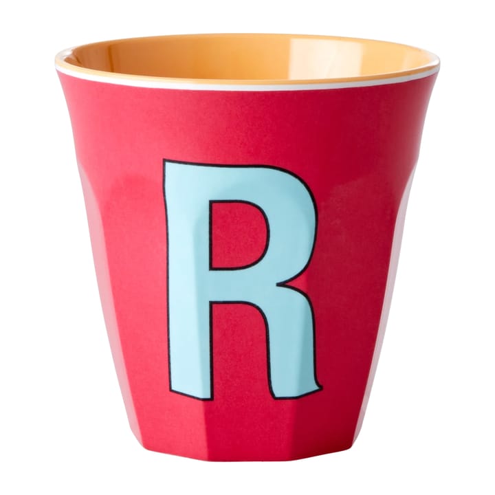 Rice メラミンカップ medium letter -  R 30 cl - Red kiss - RICE | ライス