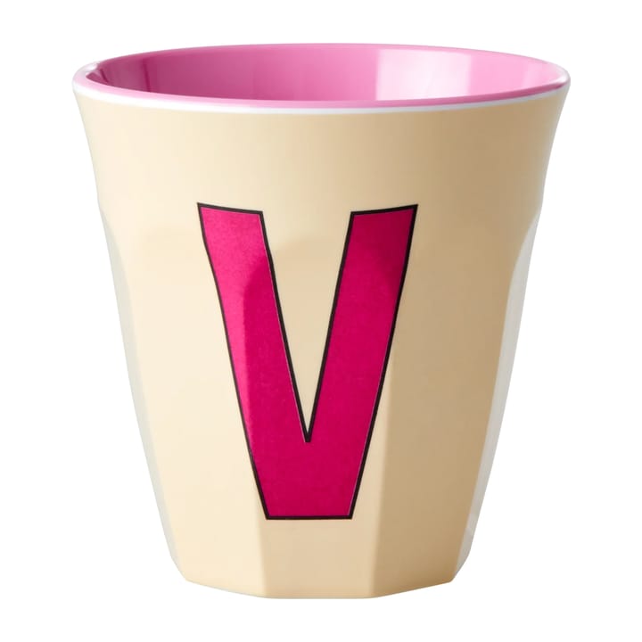 Rice メラミンカップ medium letter -  V 30 cl - Soft yellow - RICE | ライス