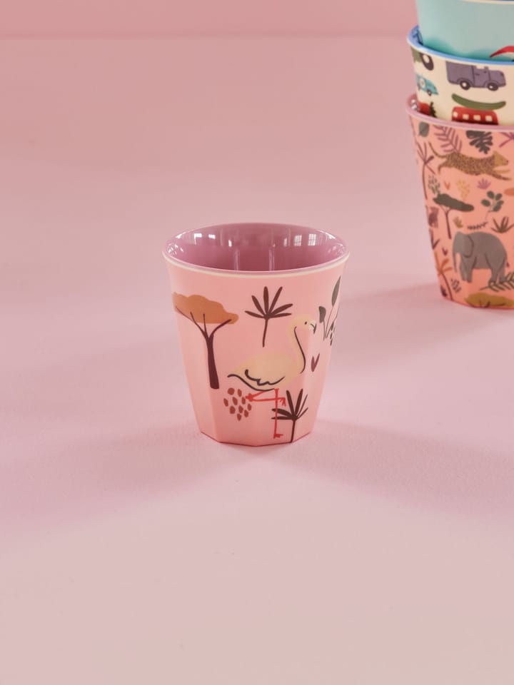 Rice メラミン子供用カップ, Pink Jungle Animal RICE | ライス