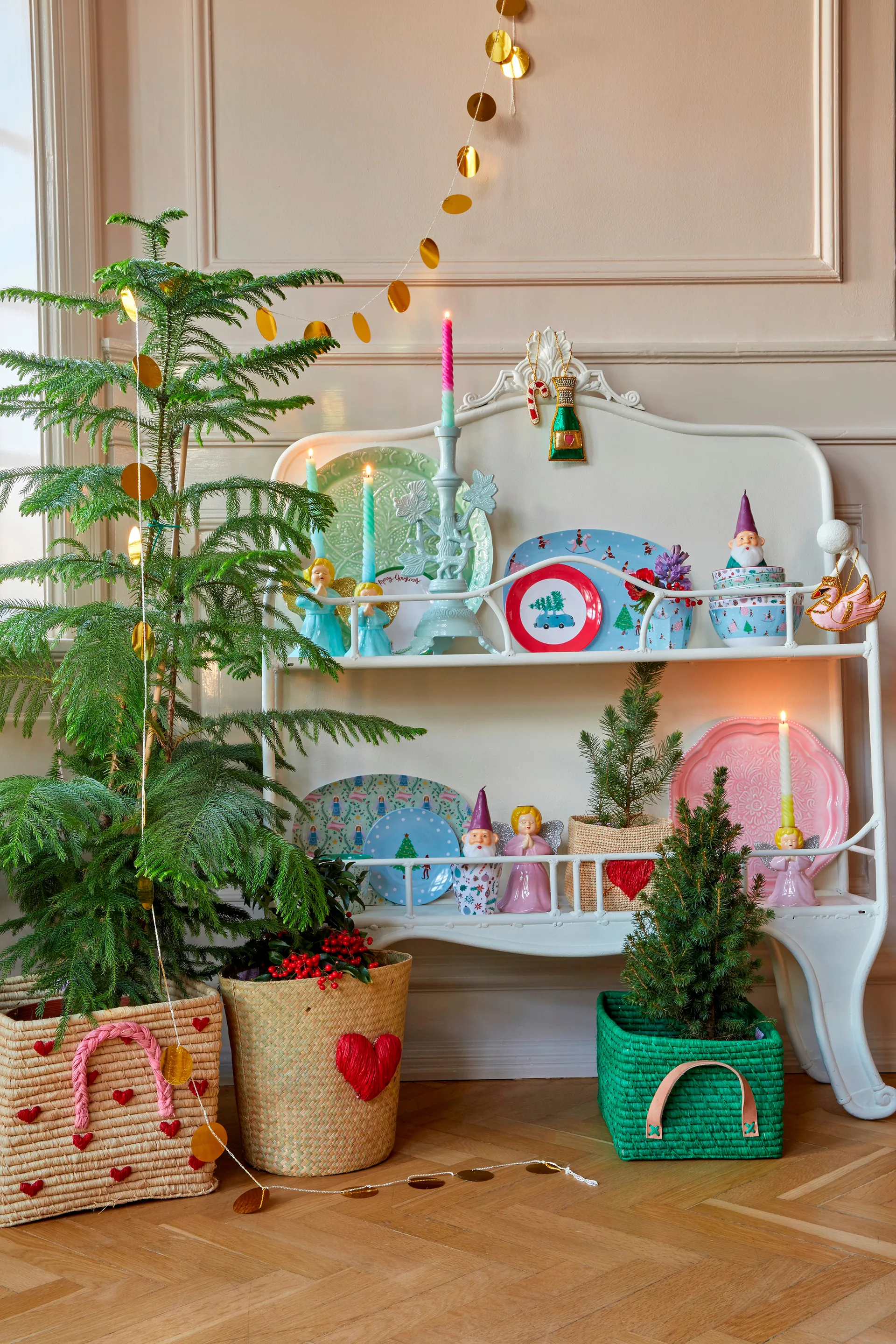 Rice raffia 収納ボックス 24x34 cm, Green RICE | ライス