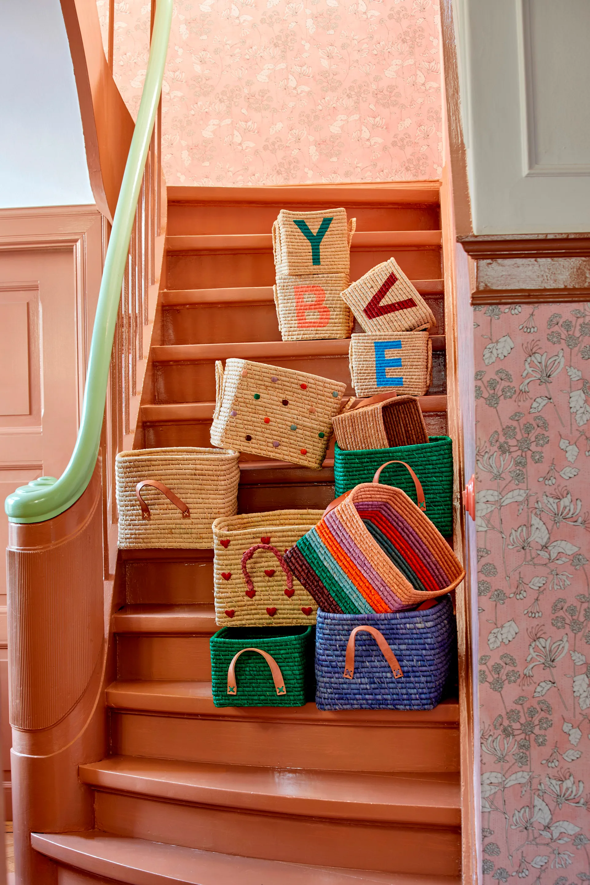 Rice raffia 収納ボックス 24x34 cm, Green RICE | ライス