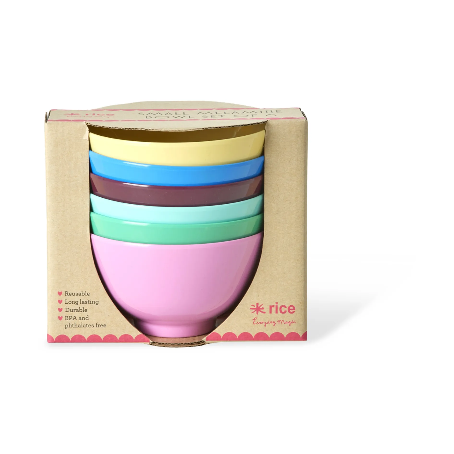Rice メラミンボウル S 30 cl 6個, Show your true colours. RICE | ライス
