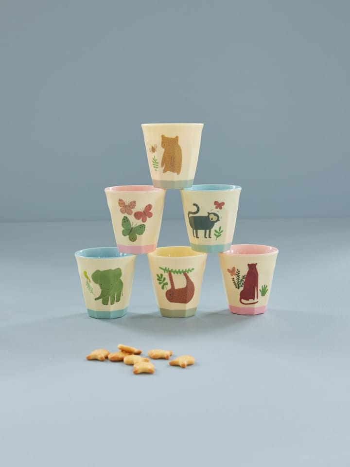 Rice メラミンカップ S 6個セット, Sweet Jungle RICE | ライス