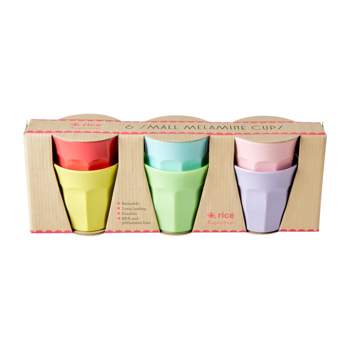 Rice メラミンカップ S 6個セット, Yippie yippie yeah RICE | ライス
