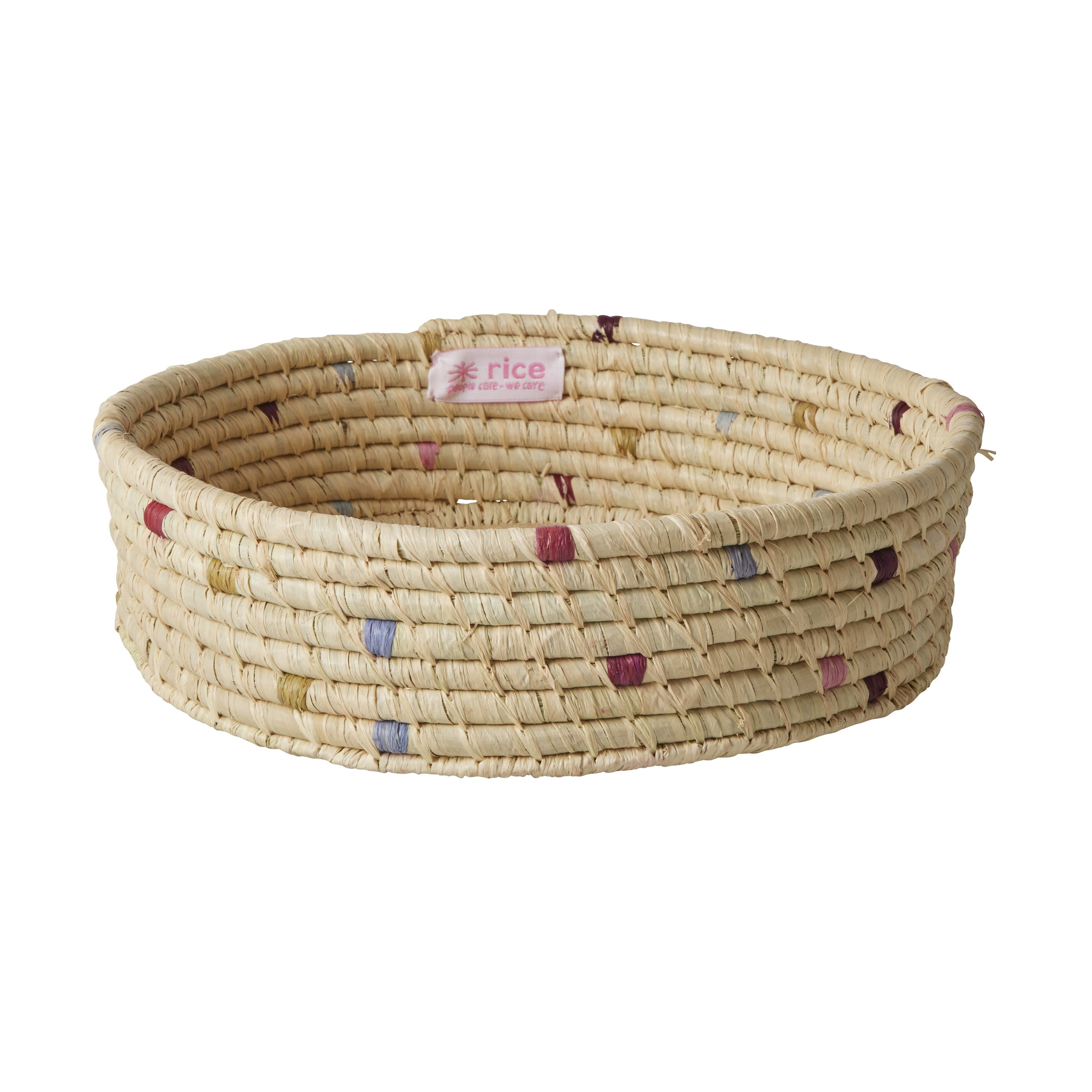 RICE | ライス からのRice Raffia 収納バスケット ドット