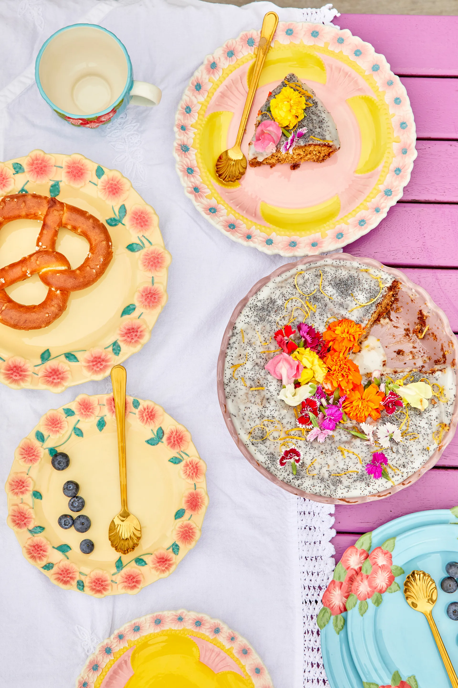 Rice Seashell ラテスプーン 19 cm 4パック, Gold RICE | ライス