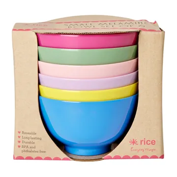 Rice メラミンボウル small Ø11 cm 6個セット - Multicolor - RICE | ライス