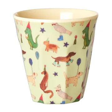 Rice メラミンカップ small 20 cl - Animal print-green - RICE | ライス