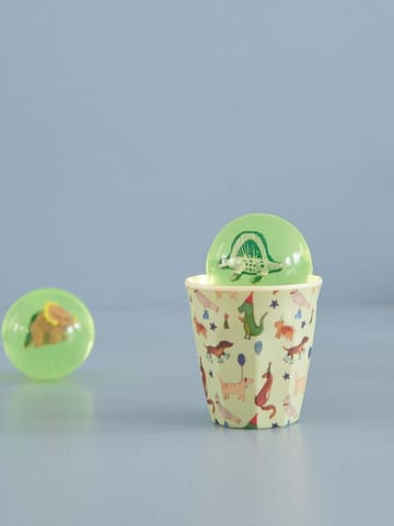 Rice メラミンカップ small 20 cl - Animal print-green - RICE | ライス