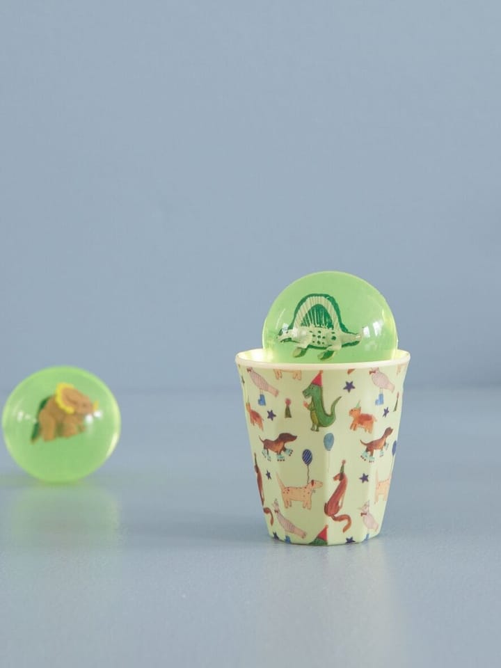 Rice メラミンカップ small 20 cl, Animal print-green RICE | ライス