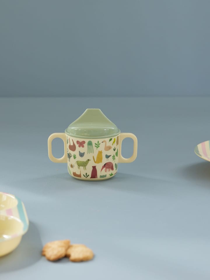 Rice 子供用マグ ハンドル付き, Sweet Jungle Print-Cream RICE | ライス
