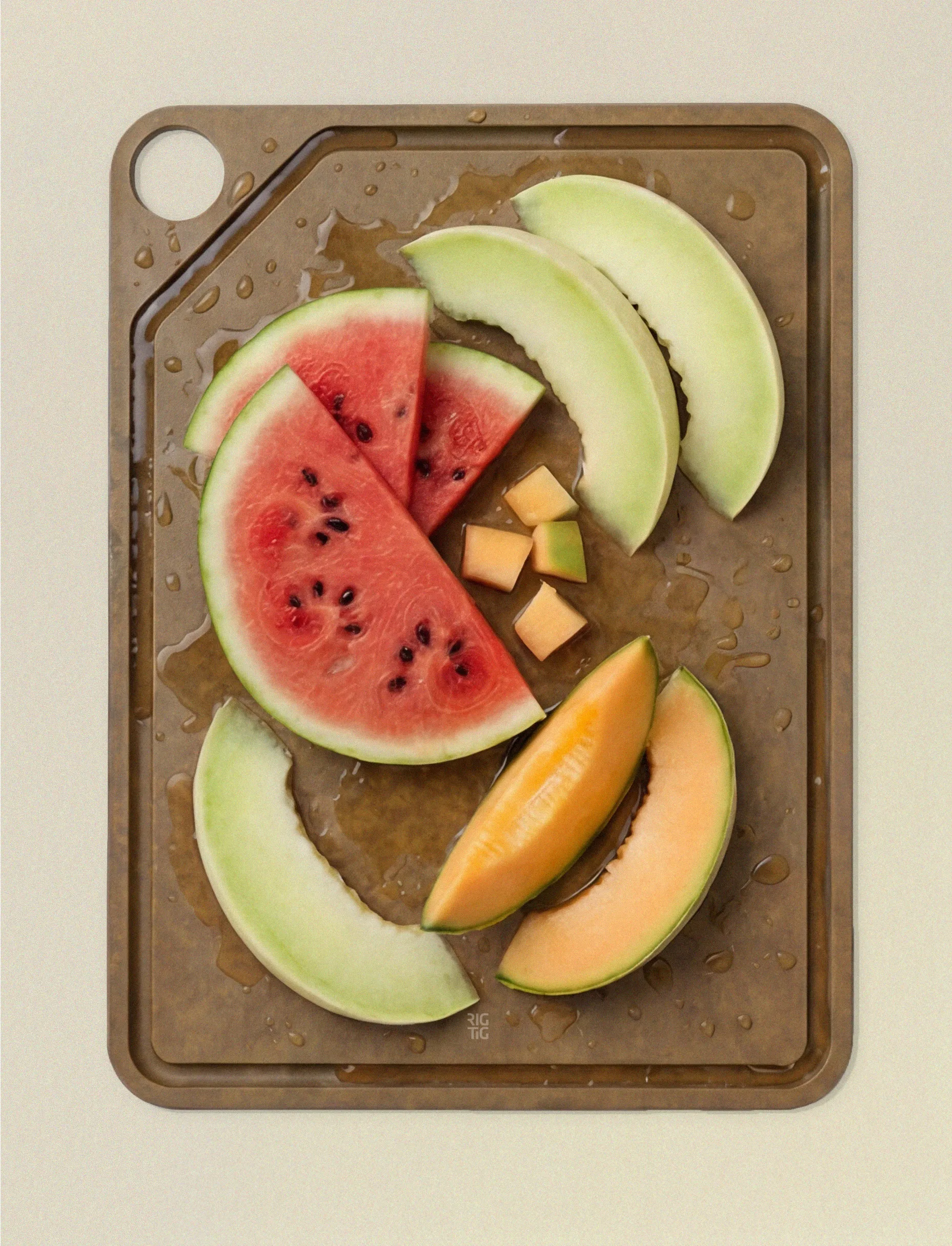 CUT-IT カッティングボード, Brown, 29.8x39.8 cm RIG-TIG | リグティグ