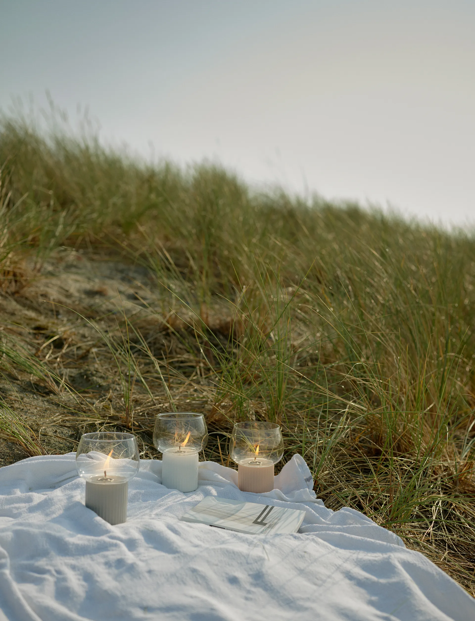 HYGGE hurricane オイルランプ 16 cm, Grey RIG-TIG | リグティグ