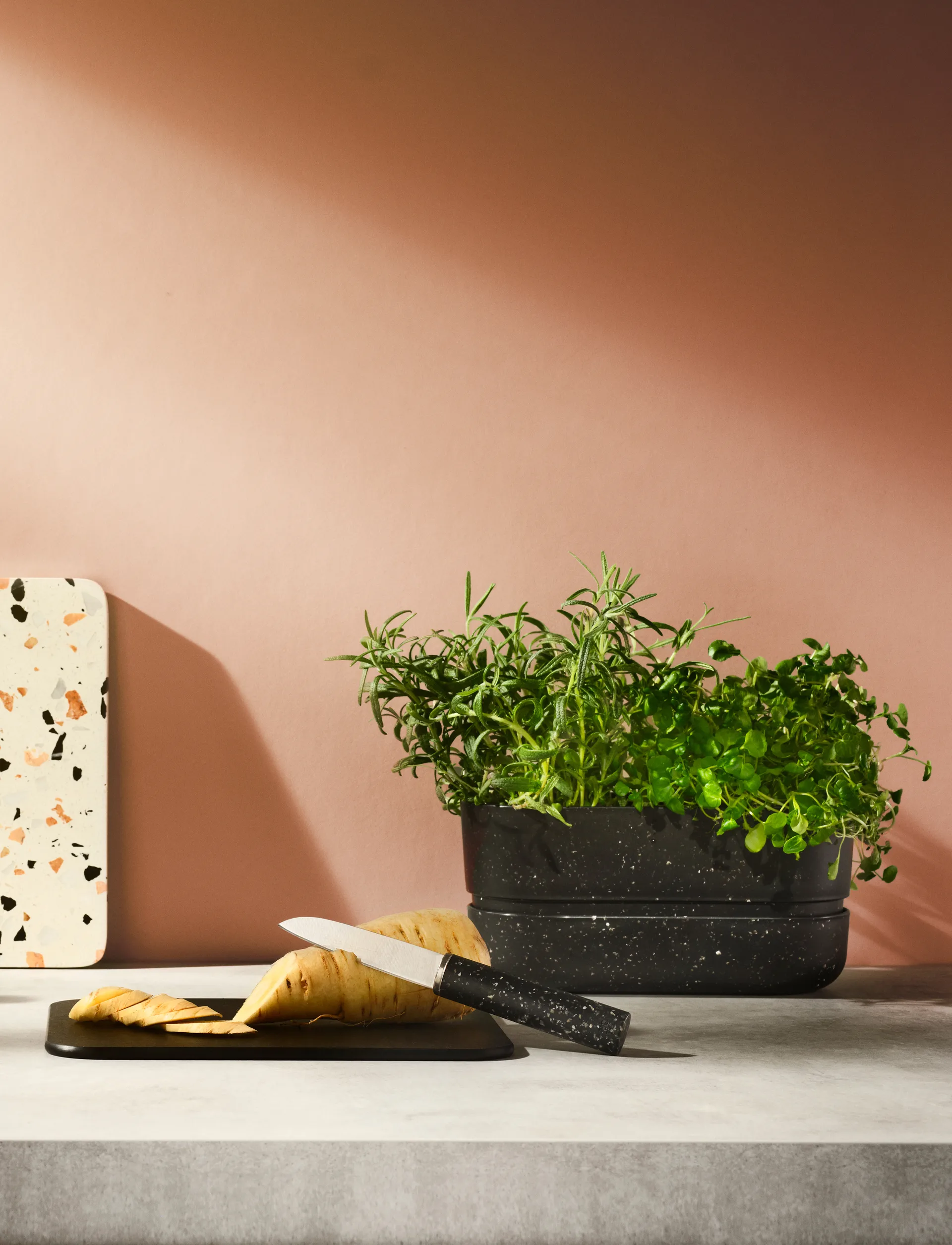 POT-IT ハーブポット  22,2 cm, Black RIG-TIG | リグティグ