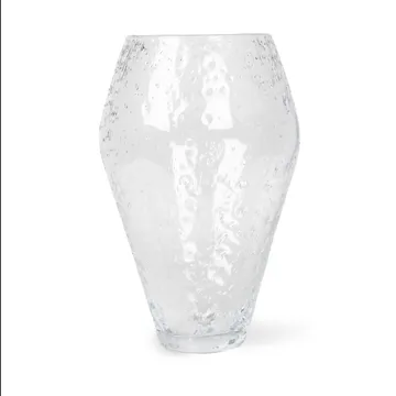 Crushed ガラス花瓶 large - Clear - Ro Collection | ロ コレクション
