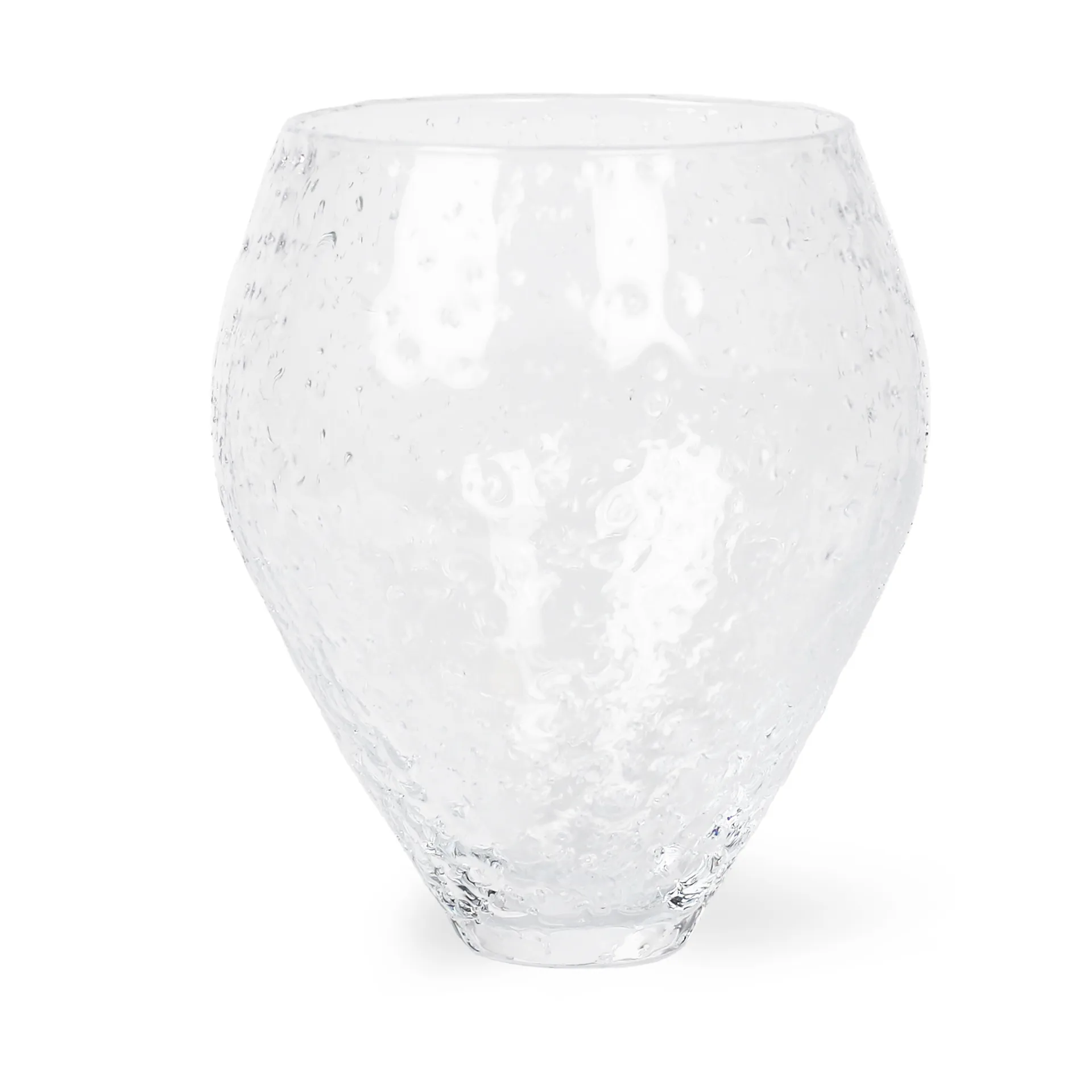 Crushed ガラス花瓶 medium, Clear Ro Collection | ロ コレクション