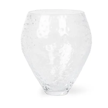 Crushed ガラス花瓶 medium - Clear - Ro Collection | ロ コレクション