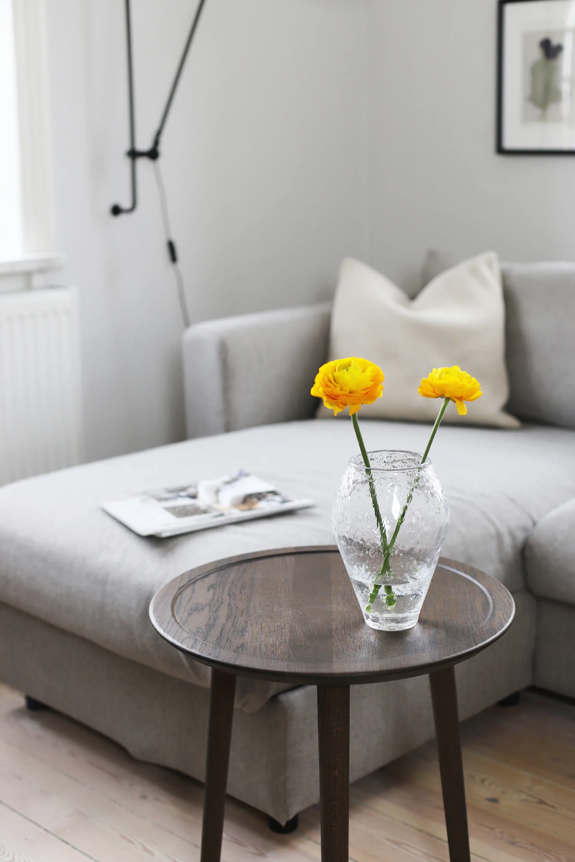 Crushed ガラス花瓶 small, Clear Ro Collection | ロ コレクション