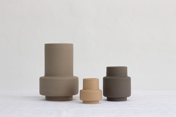 Hurricane 花瓶 S Ø9, Soft Ochre Ro Collection | ロ コレクション
