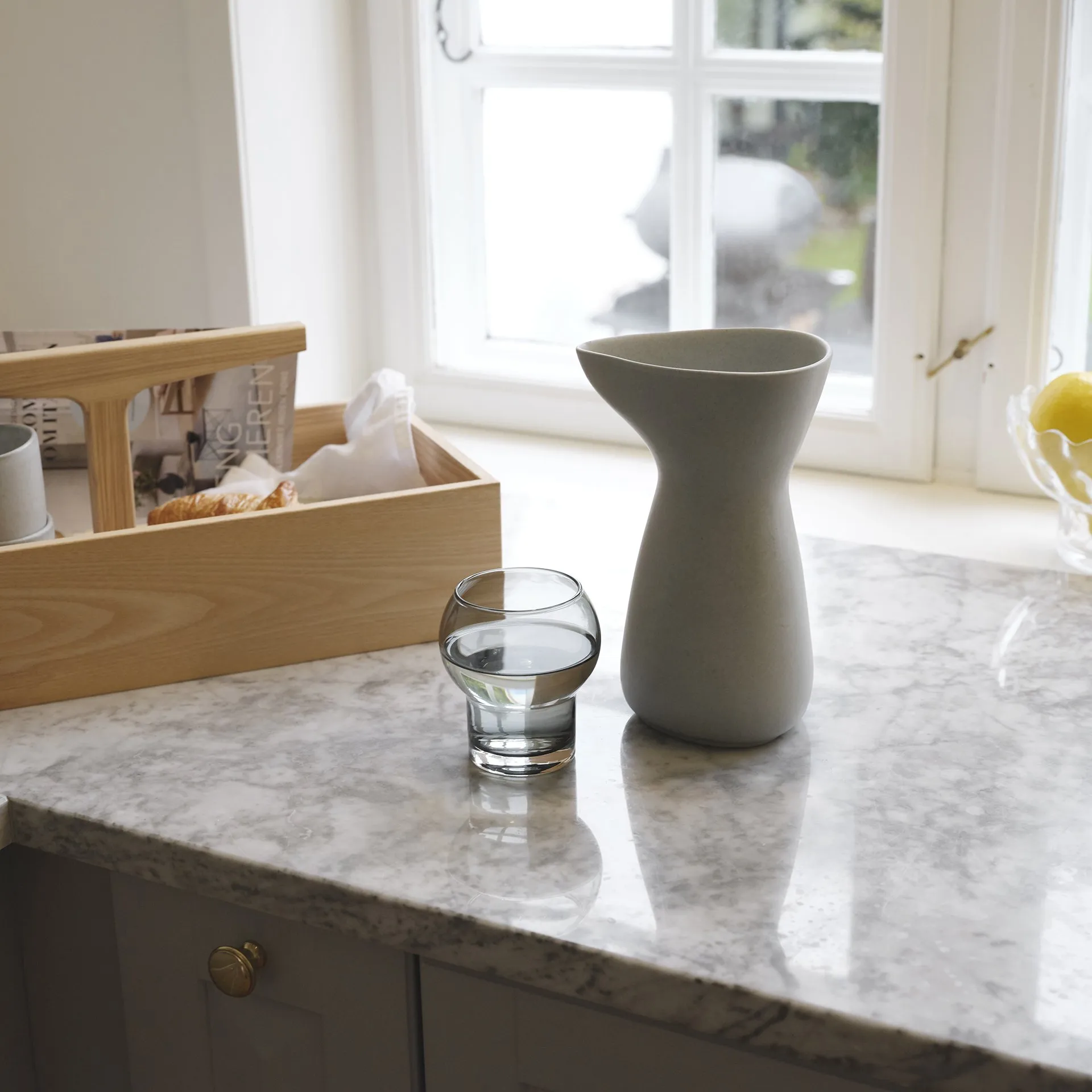 Jug no. 58 Large, Ash grey Ro Collection | ロ コレクション