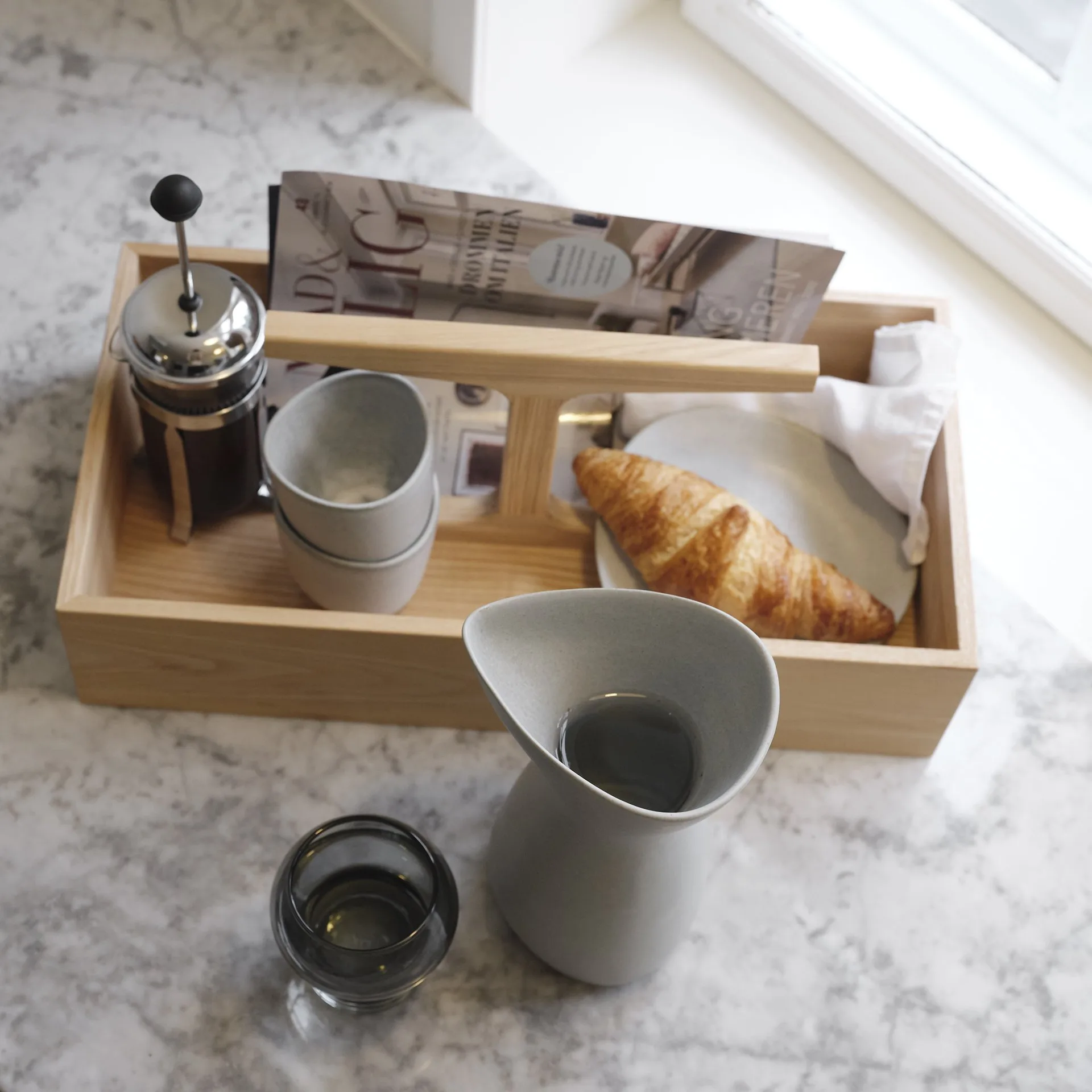 Jug no. 58 Large, Ash grey Ro Collection | ロ コレクション