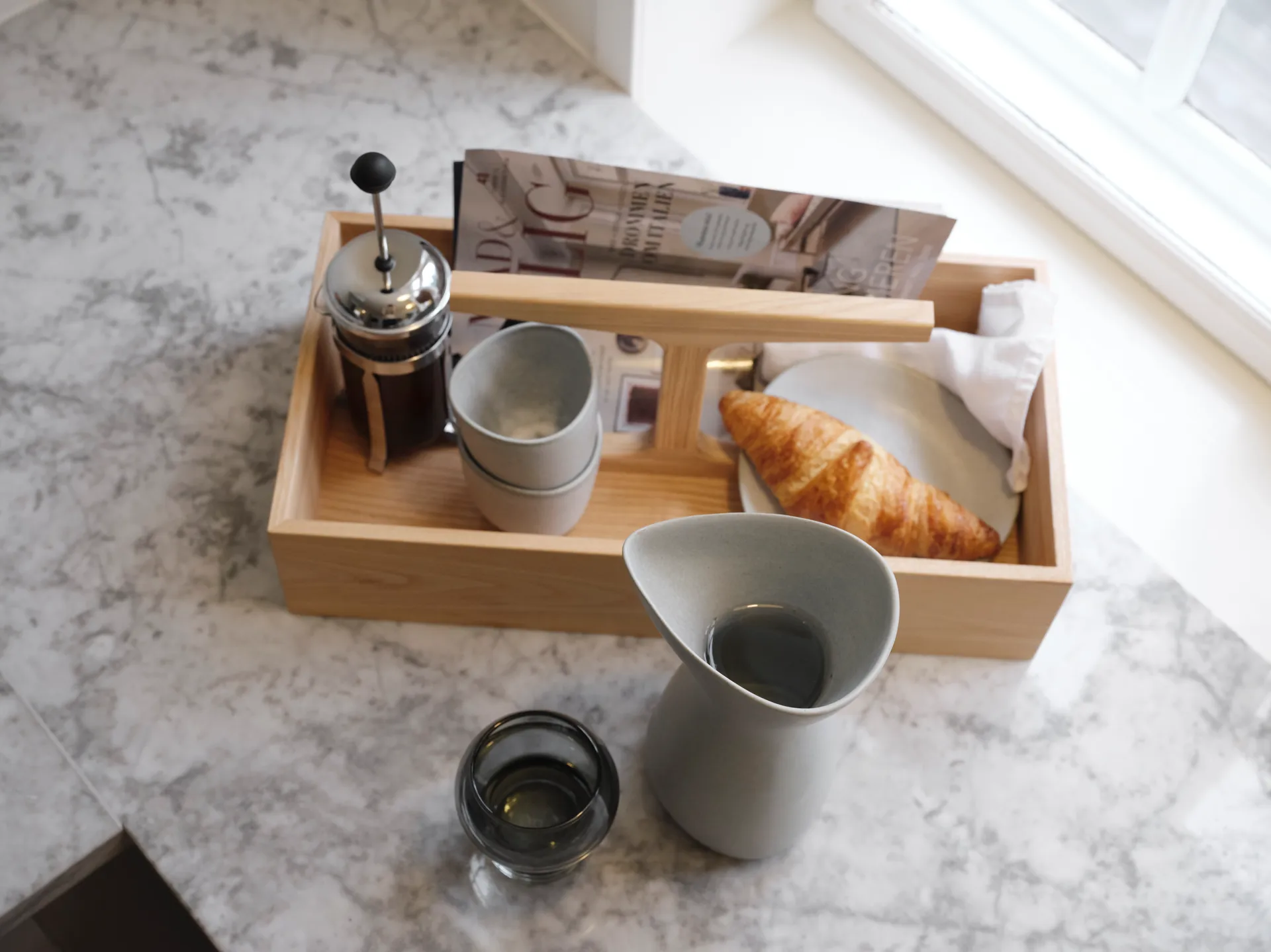 Jug no. 58 Large, Ash grey Ro Collection | ロ コレクション