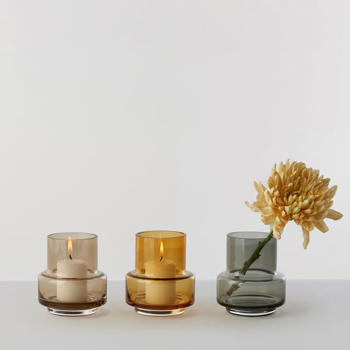ハリケーン ティーライト no. 25, Smoked grey Ro Collection | ロ コレクション
