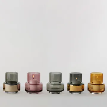 ハリケーン スモークド ティーライト no. 25 - yellowd - Ro Collection | ロ コレクション