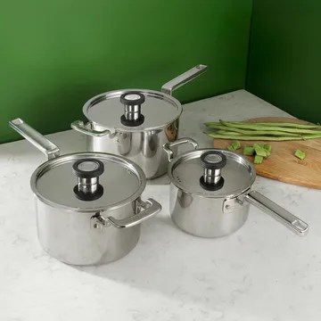 316 Series ソースパンセット - Stainless steel, 3 pieces - Robert Welch | ロバート ウェルチ