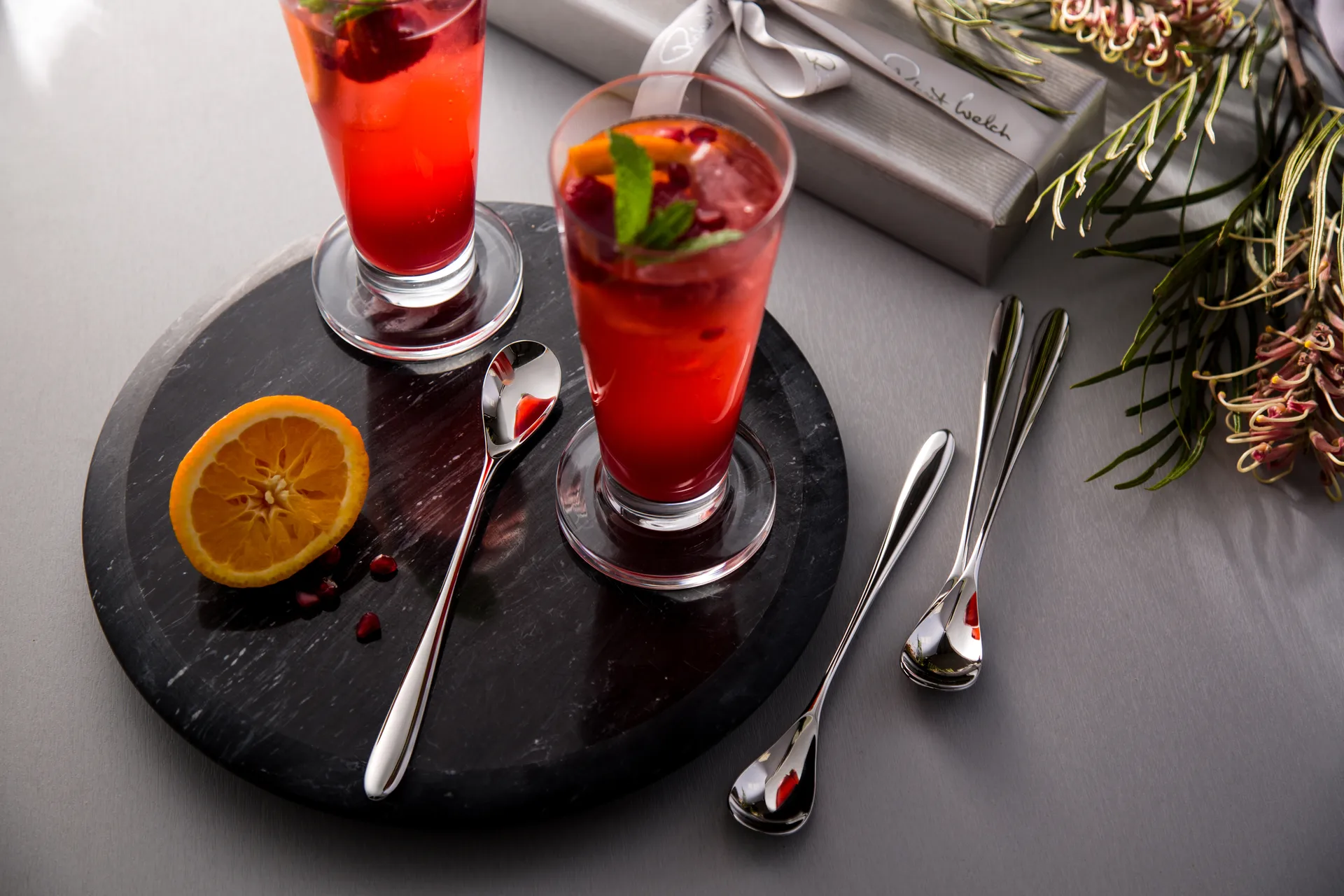 Bourton Bright ラテスプーン 4 ピース, Stainless steel Robert Welch | ロバート ウェルチ