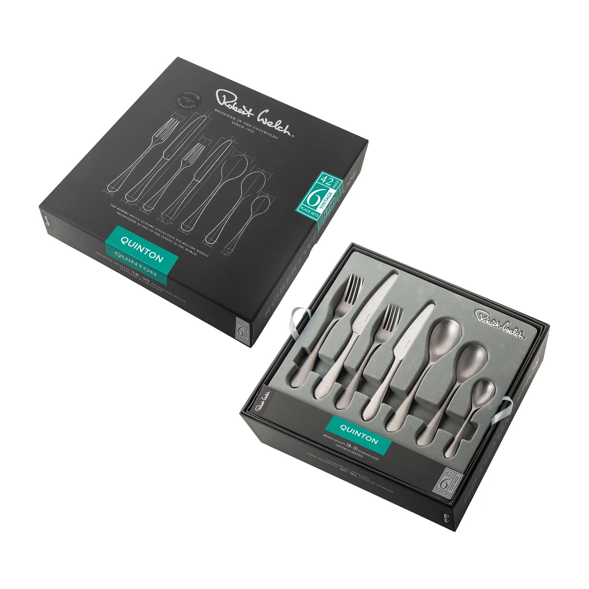 Quinton ヴィンテージカトラリー, 42 pieces Robert Welch | ロバート ウェルチ
