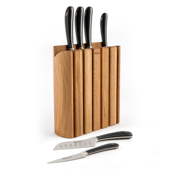 Signature Book オーク ナイフ ブロック セット 7 ピース - oak - Robert Welch | ロバート ウェルチ
