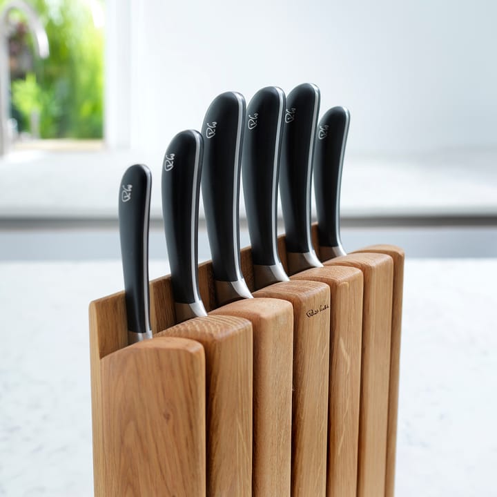 Signature Book オーク ナイフ ブロック セット 7 ピース, oak Robert Welch | ロバート ウェルチ