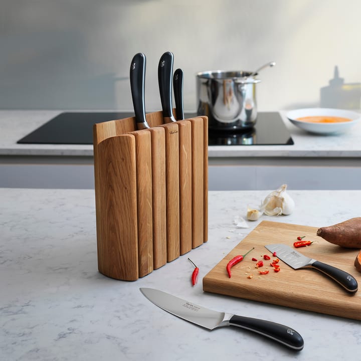 Signature Book オーク ナイフ ブロック セット 7 ピース, oak Robert Welch | ロバート ウェルチ