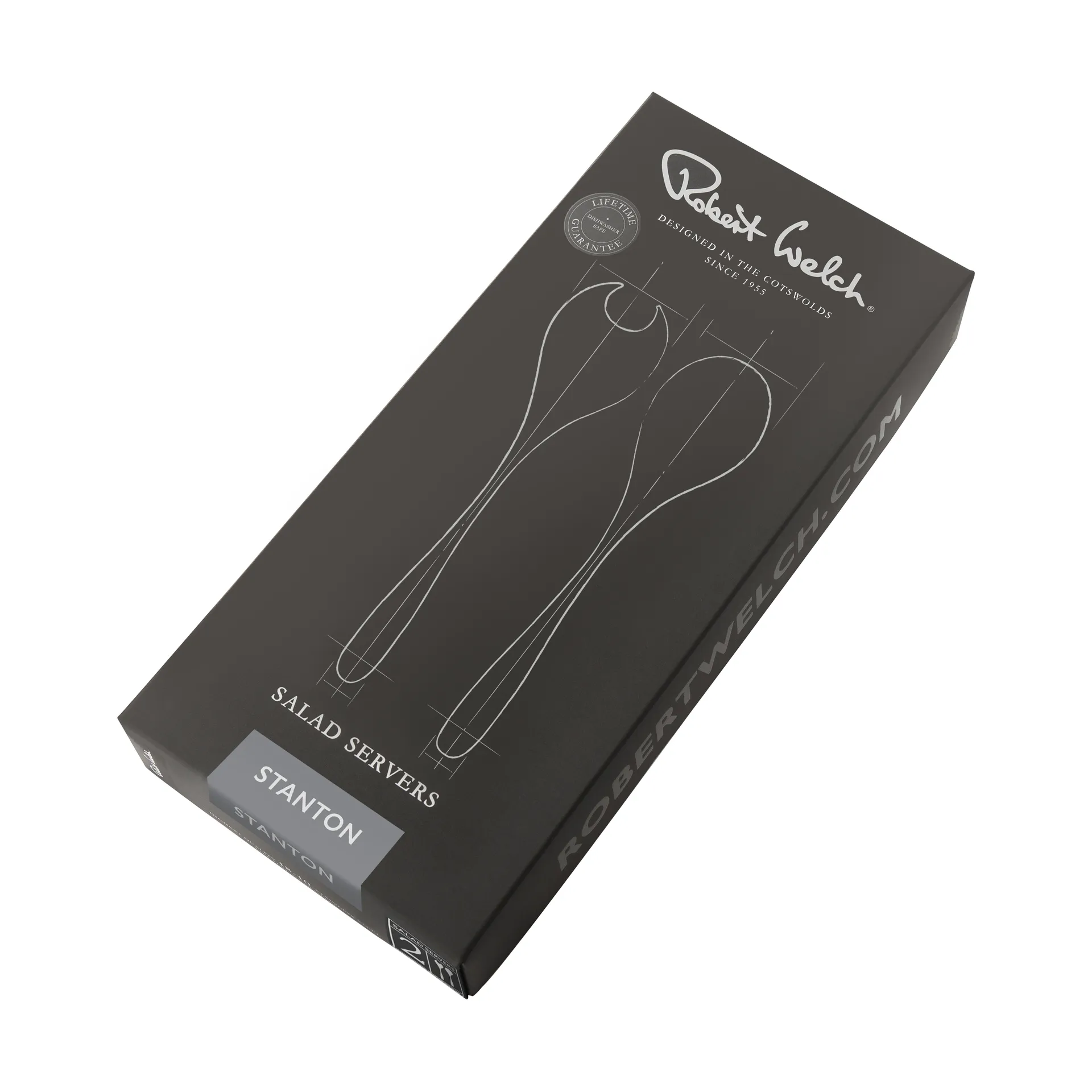 Stanton Bright サラダサーバー 2本セット, Stainless steel Robert Welch | ロバート ウェルチ
