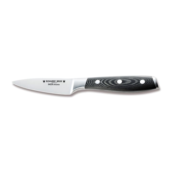 Inox ペアリングナイフ 9 cm, Stainless steel-Micarta Ronneby Bruk
