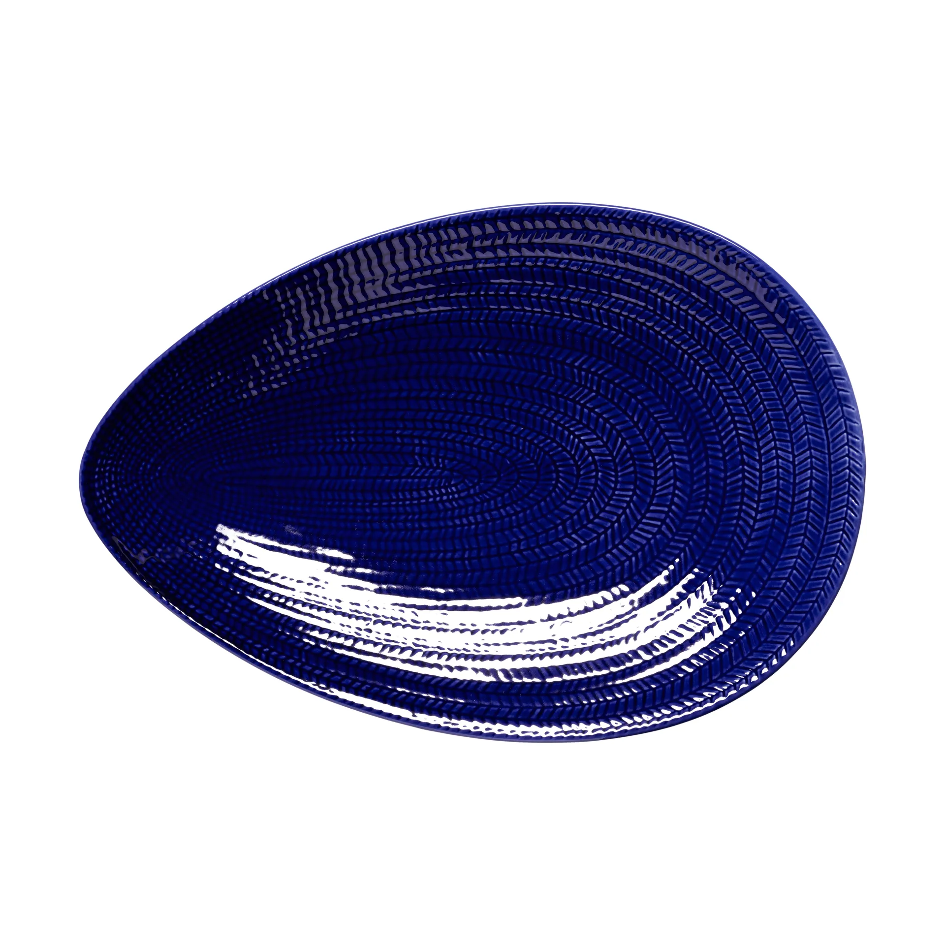 Blå eld serveringsfat, Blue, 20x29 cm Rörstrand | ロールストランド