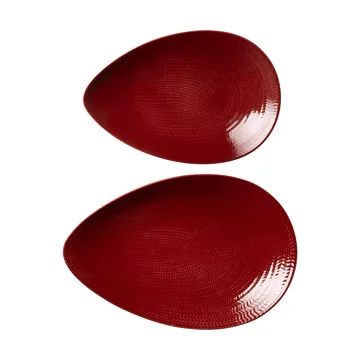 Blå eld serveringsfat - Red, 20x29 cm - Rörstrand | ロールストランド
